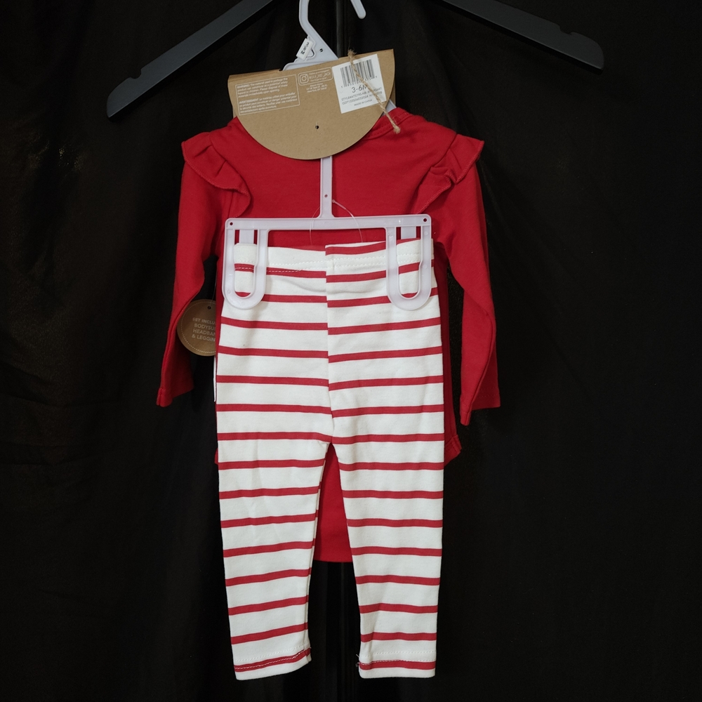 Luvable Friends Red Kids Matching Set - Picture 2 of 5